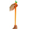 JA-RU Stretchy Carrot Squishy Sensory Toy (1 Unit) Stress Relief Sand Filled Fidget Autism Toys. Easter Gifts for Kids, Party Favors. 5560-1-Carrot