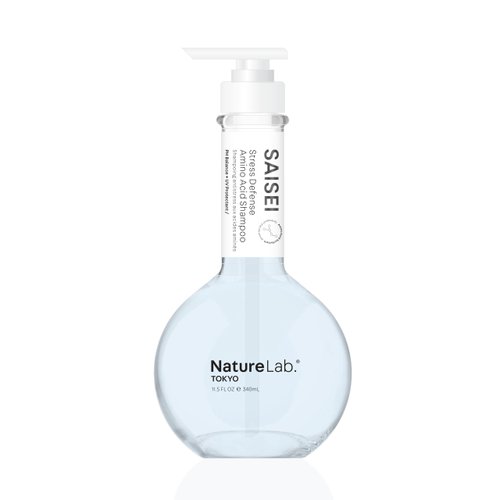 NATURELAB. TOKYO SAISEI Stress Defense Amino Acid Shampoo: Nourishing Cleansing for Stronger, Healthier Hair, 11.5 oz