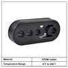 EVIL ENERGY Exhaust Hanger Rubber Adjustable Insulator Bushing Mount 4 Holes Universal 2Pcs