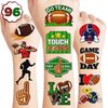8 Sheets (72PCS) Football Tattoos Sports Themed Birthday Party Decorations Favors Supplies Decor Stickers for Kids Boys Girls Gifts Classroom School Prizes Rewards