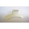 Generic Long matte creme white hair claw clip for long hair