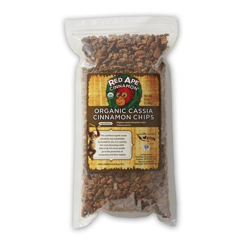 Red Ape Cinnamon Organic Cassia Cinnamon Chips, 1 Pound