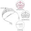 Araluky Birthday Tiara for Women ITS MY BIRTHDAY Crowns for Women Happy Birthday Crown for Girls Birthday Girl Crown Birthday Headband for Women Parties Favors Decorations Gift (Pink)