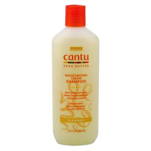 Cantu Shea Butter Shampoo Moisturizing Cream 13.5 Ounce (399ml) (2 Pack)