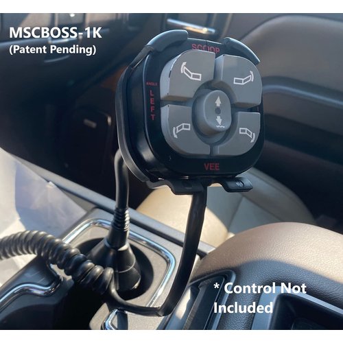 Boss Snow Plow Handheld Control Cup Holder Single Mount Kit - Aftermarket