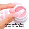 AIMEILI 2pcs Solid Nail Gel Glue for Soft Gel Nail Tips Acrylic Nail Tips Hema Free Solid Builder Nail Gel for Nail Strengthen Nail Art