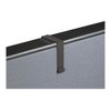 Quartet Cubicle Partition Hangers, Fits 1.5" – 2.5" Cube Walls, Matrix, Black (MCH10)