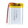 AKZYTUE 3.7V 1500mAh 903450 Lipo Battery Rechargeable Lithium Polymer ion Battery Pack with JST Connector