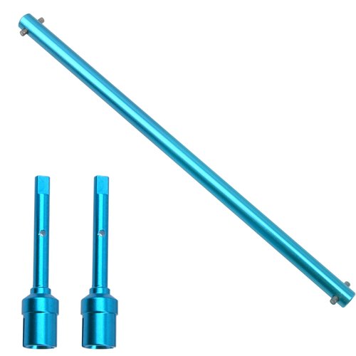 Vgoohobby Aluminum Center Drive Shaft Propeller Shaft & Joint Cup Compatible with Tamiya TT02 1/10 RC On Road Touring Car Upgrade Parts