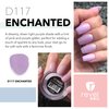 Revel Nail Dip Powder - Purple Glitter Dip Powder for Nails, Chip Resistant Dip Nail Powder with Vitamin E and Calcium, DIY Manicure, Enchanted