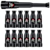 Juephe Plastic Pirate Telescopes Bulk Kids Pirate Party Supplies Mini Pirate Spyglass for Pirate Birthday Party Halloween Treasure Hunt Pretend Play (12)