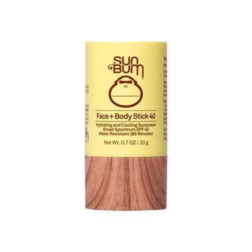 Sun Bum Original SPF 40 Face and Body Sunscreen Stick, Water resistant Braod Spectrum Facial Sunblock, Hawaii 104 Act Compliant (Octinoxate & Oxybenzone Free), Travel Friendly, 0.7 oz