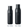 LARQ Bottle Twist Top 17 oz - Insulated Stainless Steel Water Bottle | Thermos, BPA Free | Reusable Water Bottle for Camping, Office, and Travel | Keep Drinks Cold and Hot, Obsidian Black
