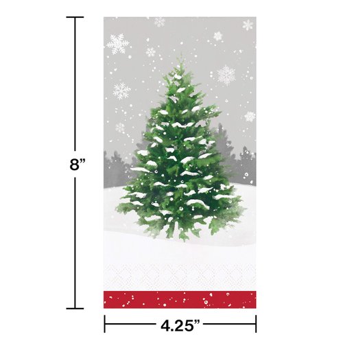Winter Tree Dinner Napkins, 48 ct