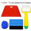 CARTINTS Wallpaper Tools Wallpaper Smoothing Tools with Smoother, Cutter Blades, Seam Roller, for Applying Adhesive Contact Paper Window Film Car Vinyl