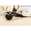 Automatic Ceramic Curler Machine Universal Voltage Temperature Adjustable, Professional Hair Curler Auto Rotating Curl Ceramic Machine (Black)
