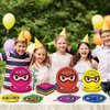 Justforjoyful 96Pcs Ninja Birthday Party Supplies Ninja Warrior Plates Napkins Party Decorations Ninja Master Tableware Set Karate Dinnerware for Kids Boys Girls Birthday Party Favor for 24 Guests