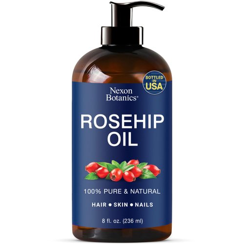 Rosehip Oil for Face 8 fl oz - Gua Sha Oil - Facial Oil for Gua Sha Massage - Rose Hip Oil - Rosehip Seed Oil - Aceite de Rosa Mosqueta