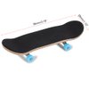 Horoper Wooden Finger Skateboards, 1Pc Maple Wooden Alloy Fingerboard Finger Skateboards with Box Fingerboard Skateboard Reduce Pressure Kids Gifts(Light Blue)