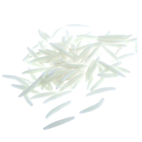 100pcs Simulation Maggot Toys Prank Trick Joke Toys Funny Toys for Halloween April Fools&#39; Day Par...