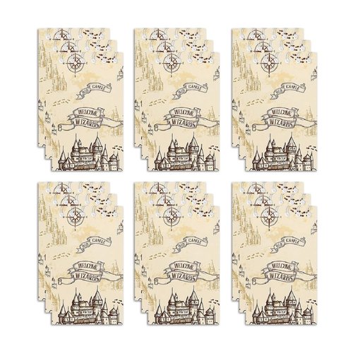 24Pcs Unique Designs Mini Notepads for Magical Wizard School Birthday Party Favors, Goodie Bag Stuffers, Children Classroom Rewards