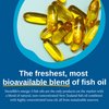 Xtendlife Omega 3/DHA Fish Oil 1100mg (700mg DHA), Omega 3 Supplement for Heart, Brain & Joint (60 Count)