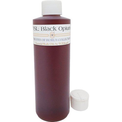 Black Oupyum: St. Laurent - Type For Women Scented Body Oil Fragrance [Flip Cap - Brown - 8 oz.] - ID#32324