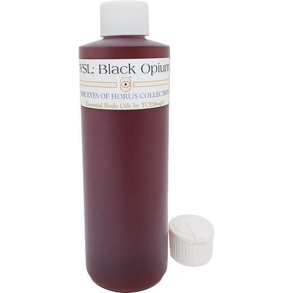 Black Oupyum: St. Laurent - Type For Women Scented Body Oil Fragrance [Flip Cap - Brown - 8 oz.] - ID#32324