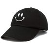DALIX Smile Baseball Cap Smiling Face Happy Dad Hat Men Women Teens in Black