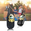 Walkie Talkies for Adults Rechargeable Two Way Radio 5 Miles Long Range with Flashlight 22CH 0.5W Easy to Use Yellow FRS License Free Radios,Camping Accessoies Walkie for Family Outdoor Activities