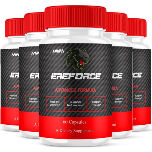 Havah (5 Pack) Ereforce Performance Supplement Ere Force Maximum Support Capsules, Ereforce Maximum Strength Multivitamin Overall Health Formula, Ereforce Daily Performance Supplement (300 Capsules)