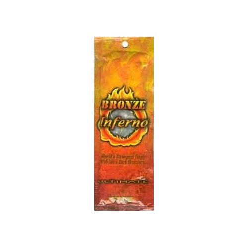5 Bronze Inferno Hot Sizzling Bronzer Tanning Lotion Packets by Ultimate