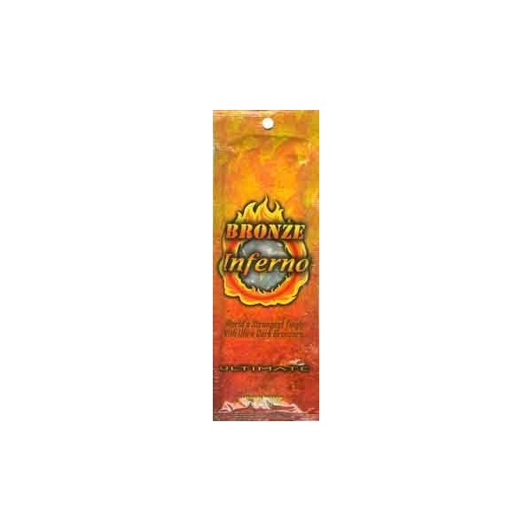 5 Bronze Inferno Hot Sizzling Bronzer Tanning Lotion Packets by Ultimate