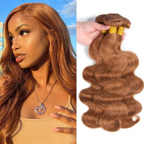 Color 4 Brown Curly Human Hair Bundles Dark Brown Kinky Curly Bundles 18 20 22 inch Light Brown Bundles Double Weft Brazilian Remy Hair Extensions Wet and Wavy Bundles Silky Soft