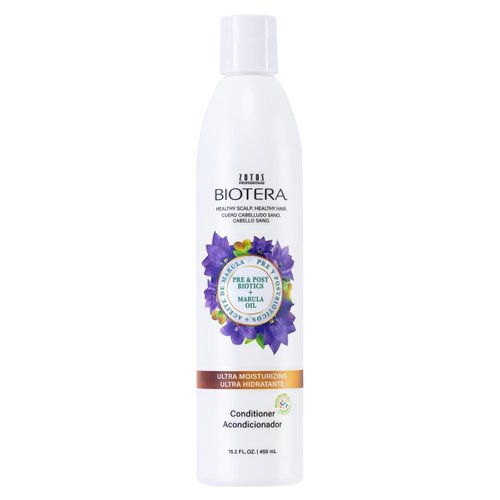 BIOTERA Ultra Moisturizing Conditioner | Hydrates Dry, Damaged, Coarse Hair | Microbiome Friendly | Vegan & Cruelty Free | Paraben & Sulfate Free | Color-Safe | 15.2 Fl Oz