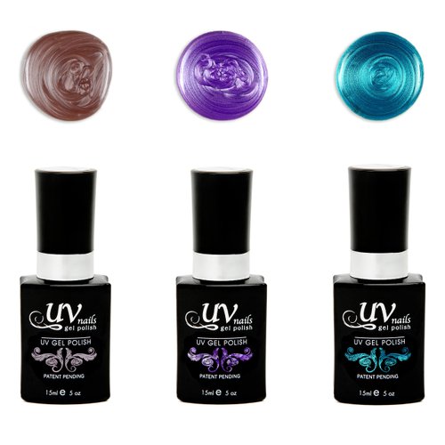 UV-Nails Ostara Set of 3 UV or LED gel polish