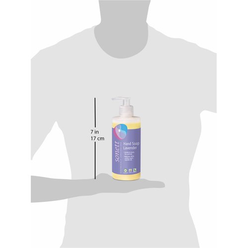 Sonett Organic Hand Soap Citrus, Lavender, Sensitive, Calendula, Rose and Foam Soap, 1 Count and 6 Count (Lavender, 1 Count)