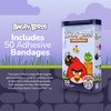 BioSwiss Bandages, Angry Birds Game Shaped Self Adhesive Bandage, Latex Free Sterile Wound Care, Standard Shape for Kids and Adults, 50 Count