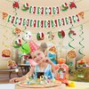 Italian Party Decorations - Buon Compleanno Banner with Hanging Swirls Pizza Party Decorations Italian Decor for Birthday Pizza Party Pizza Time Pizza Game
