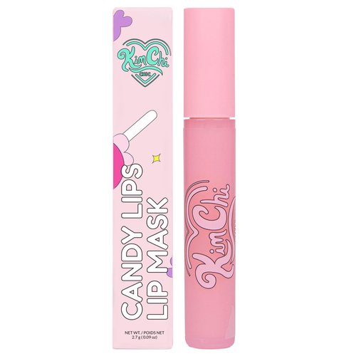 KimChi Chic Beauty Candy Lips Hydrating Lip Mask, Lip Balm for Moisturizing Lip Care, Nourish and Shine for Dry Lips, Pink Sour Punch Lip Tint, 0.09 fl oz