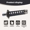 Gseigvee 1 PC Car Katana Samurai Gear Shift Head, 6.1" Shift Knob Protective Cover with 4 Adapter, Personalized Gear Lever, Universal for Most Manual Transmission Cars (White & Black)