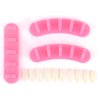 Rolabling 3pcs False Nail Art Tips Practice Display Stand Tool with 10 pcs False Nail Tips for Gel Nail Polish DIY Nail Training Tools (Rose) (display stand)