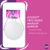 Goody Two-Sided Makeup Mirror with Stand - 1X and 3X Dual Sided Magnification - Lightweight & Portable Table Top Magnifying Vanity Mirror