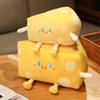 Goylmc Cheese Stuffed Toys - Food Bread Plush Pillow - Home Decoration Christmas Birthday Gift for Kids Boys Girls (Medium)