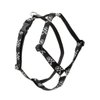 LupinePet Originals 1" Bling Bonz 20-32" Adjustable Roman Dog Harness for Medium Dogs