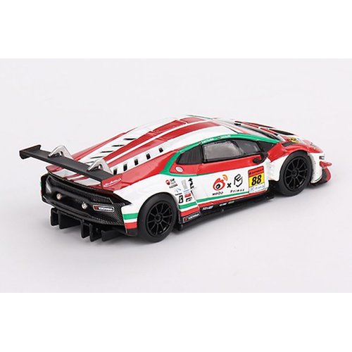 Lambo Huracan GT3 EVO #88 Takashi Kogure - Yuya Motojima Weibo Primez - JLOC Super GT Series (2022) Limited Edition 1/64 Diecast Model Car by True Scale Miniatures MGT00572