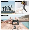 Mini Ball Head with 1/4" Hotshoe Mount Adapter 360 Degree Rotatable Aluminum Tripod Head for DSLR Cameras HTC Vive Tripods Monopods Camcorder Light Stand