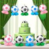 12pcs Soccer Theme Birthday Party Decorations for Boys Girls Soccer Ball Honeycomb Centerpieces Sports Soccer Table Toppers Soccer Table Decorations Sport Soccer Theme Party Supplies for Kids Birthday