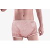 LeakMaster Adult Pull-On Vinyl Plastic Pants - Soft, Quiet and Form Fitting Incontinence Waterproof Diaper Covers for Adults - Pink, X-Small Fits 26-30 Inch Waist