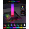 Gaming Headphone Stand PC Accessories - RGB Headset Stand with 2 USB Charger, Cool LED Headphone Holder PC Gaming Accessories Gift for Boys Men Gamers, Computer Game Hardware for Desk